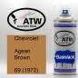 Preview: Chevrolet, Agean Brown, 69 (1972): 400ml Sprühdose, von ATW Autoteile West.